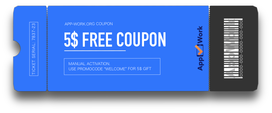5$ Free coupon